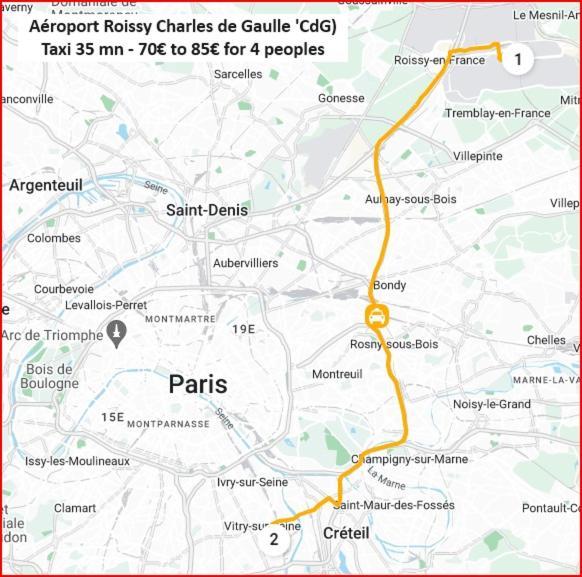 Maison Cosy 15 Mn Paris - Linges Hotel Confort Vitry-sur-Seine Kültér fotó